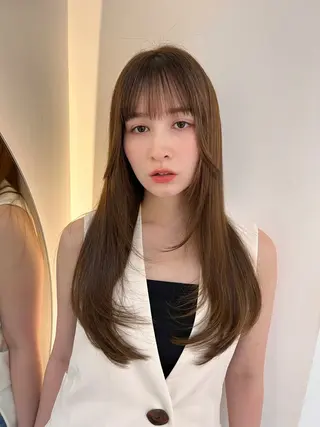 ロング 長谷川真鈴/レイヤー /髪質改善🤍🤍のヘアスタイル