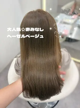 ミディアム カラー 新宿/韓国ヘア 中明度カラー/かやのヘアスタイル