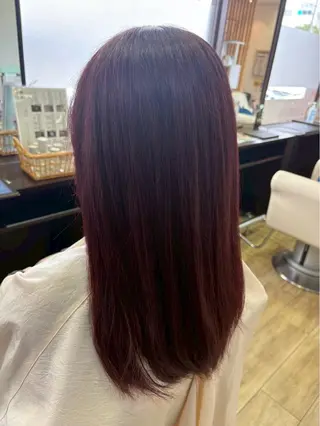 ロング 透明感カラー 山田真生のヘアスタイル