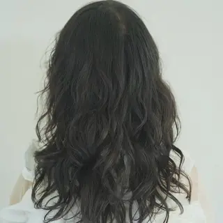 ロング カラー ヘアアレンジ 韓国×艶髪 さきのヘアスタイル