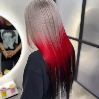 ロング カラー Ren. 🦋デザインカラーのヘアスタイル