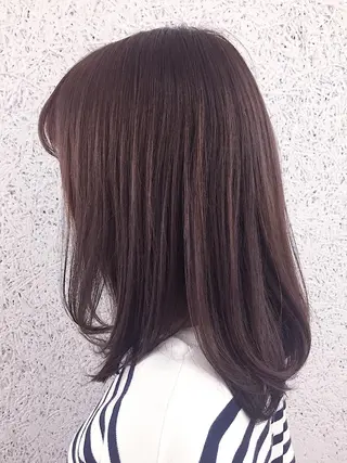 セミロング カラー ヘアアレンジ ✨ハイクオリティ✨ 山本香也のヘアスタイル