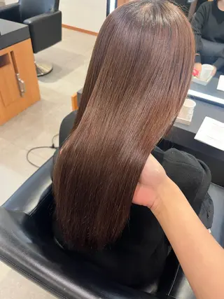 ロング 顔周りレイヤー 髪質改善 / AYUのヘアスタイル