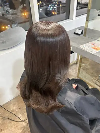 カラー 透明感カラー୨୧ 松山理桜🩰˖ ࣪⊹のヘアスタイル