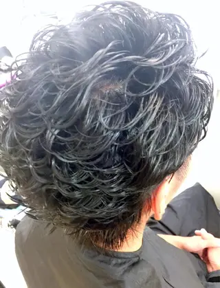 メンズ メンズ特化フェード パーマ小林裕史のヘアスタイル