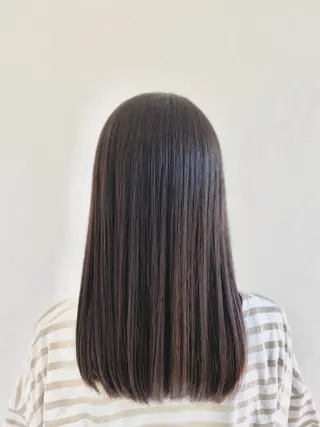 ロング 小川 愛のヘアスタイル