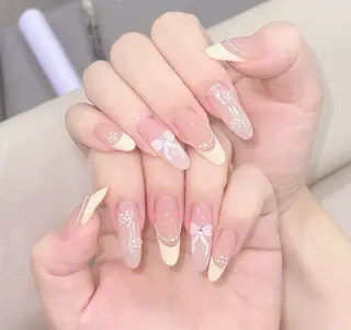 ネイル MoMoA Nail ネイル長さ出し専門店のネイルデザイン