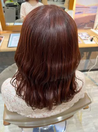 セミロング カラー ☺︎相川 波音☺︎のヘアスタイル
