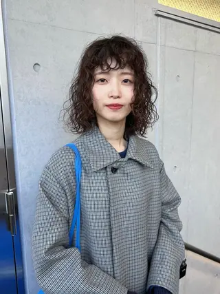 ショート パーマ メンズヘア/大人男子 /ナチュラルのヘアスタイル