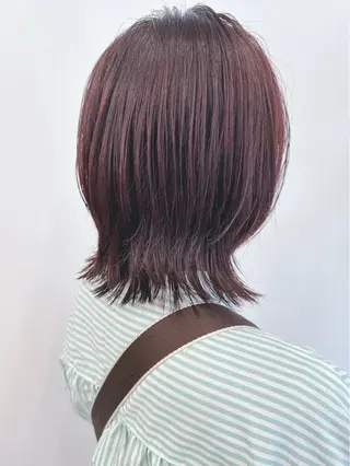 ミディアム ボブ/ゆるふわ ボブパーマ/とういのヘアスタイル