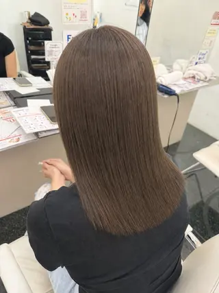 ミディアム 透明感カラー💎 岩崎美優のヘアスタイル