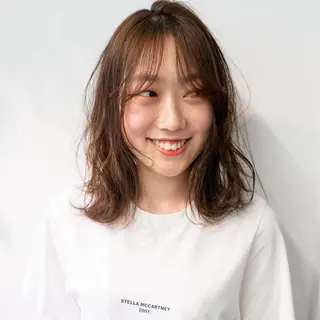 カラー 天王寺韓国ヘア✨ /髪質改善/小山歓実のヘアスタイル