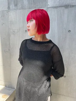 カラー かがやしづ ⭐️カラーモデルのヘアスタイル