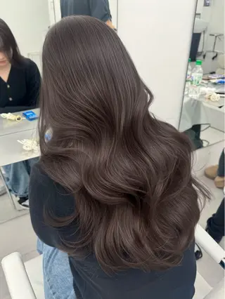 ロング カラー なつき🎀韓国ヘア /透明感カラーのヘアスタイル