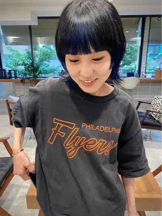 ショート カラー イシマル ナオヤのヘアスタイル