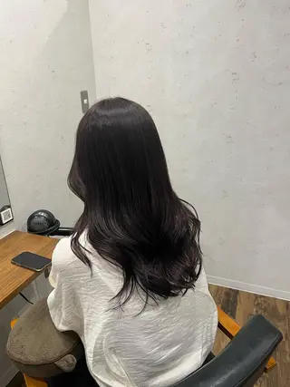 ロング カラー パーマ ナチュラルカラー 錦糸町【三橋衿奈】のヘアスタイル