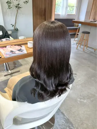 ミディアム mopa yuiのヘアスタイル