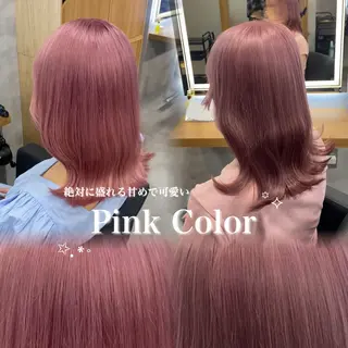 カラー 札幌韓国風艶カラー 🎀𝐒𝐀𝐇𝐎のヘアスタイル