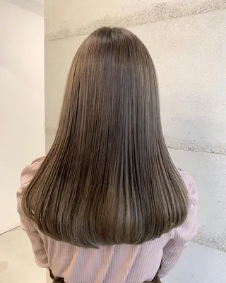 ロング カラー 透明感カラー✂︎ /縮毛矯正/YUKAのヘアスタイル