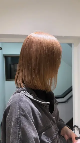 ミディアム SHIORI/ ベージュカラー/ボブのヘアスタイル