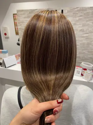 ロング 長谷部 里美のヘアスタイル