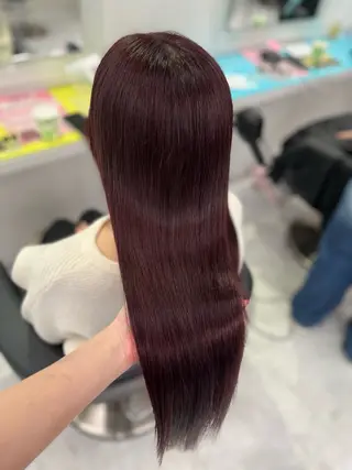 ロング カラー ガーリー♡女の子っぽ ヘア♡ピンクカラー♡のヘアスタイル