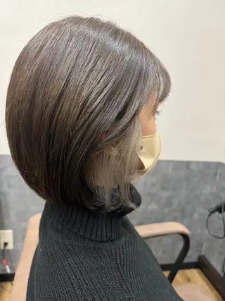ミディアム カラー reeed konnoのヘアスタイル