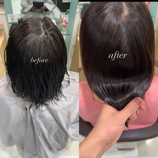 ミディアム 透明感カラー／ 艶髪／たなべだいのヘアスタイル