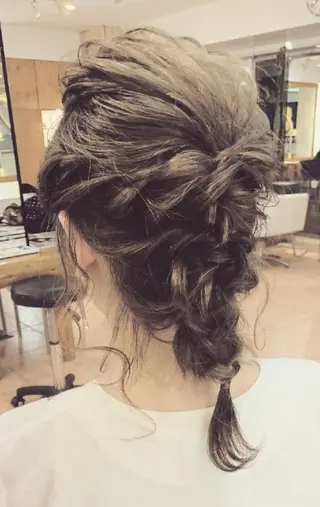 ヘアアレンジ ミディアム ヘアセット/髪質改善 /カラー/TADOのヘアスタイル