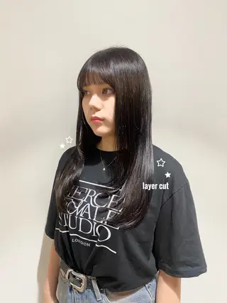 ロング 【novem】 serenのヘアスタイル