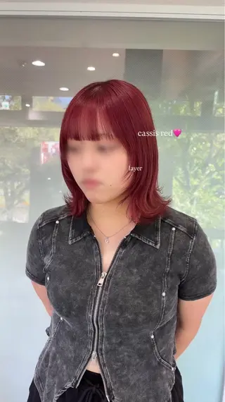ミディアム カラー 坂本奈都美/Jr.s 🎀のヘアスタイル