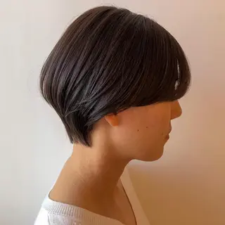 ショート カラー 尾籠 美幸 （オゴモリ ミユキ）のヘアスタイル