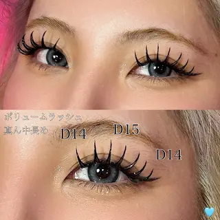 マツエク・マツパ SESUNNY セサニー MAYAのマツエク・マツパデザイン