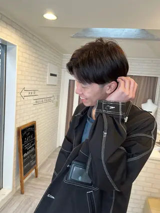カラー メンズ 阿部 うららのヘアスタイル