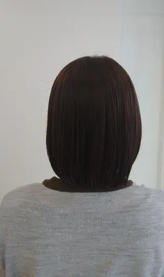 ミディアム カラー 猪野 さやかのヘアスタイル