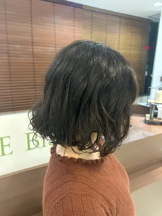 ショート パーマ 滝川 コウタのヘアスタイル