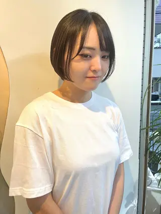 ショート カラー ボブ/透明感カラー /大宮/たぐち🥣のヘアスタイル