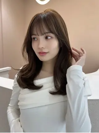 ロング カラー 西荻窪 Refa認定 サロン店長SATOのヘアスタイル