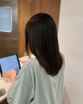ロング カラー パーマ 縮毛矯正/トレンド カラー🎀✨MIHOのヘアスタイル