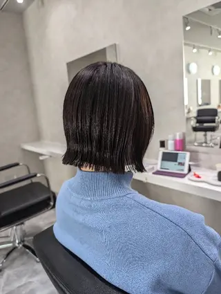 ショート カラー 髪質改善/ 上村旺武のヘアスタイル
