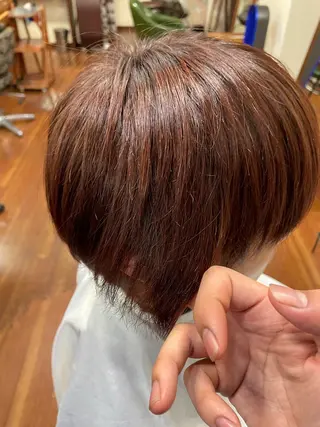ショート カラー メンズ 浅岡 昭汰のヘアスタイル