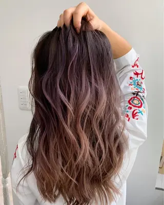 ロング カラー i'll 未空のヘアスタイル