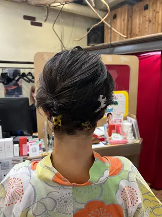 ショート カラー ヘアアレンジ 「sumi」 AMIのヘアスタイル