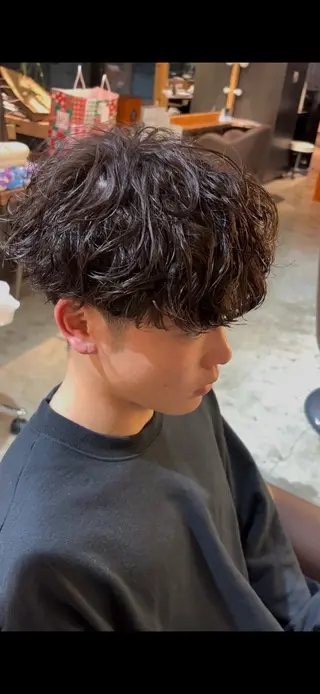 パーマ メンズ 🌀メンズパーマ🌀 平川海夢のヘアスタイル