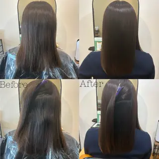 ロング 横 田のヘアスタイル