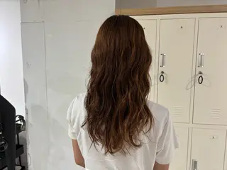 ロング パーマ 近藤 風華のヘアスタイル