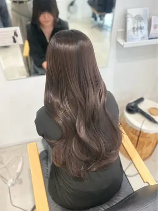 ロング カラー 木谷 彩音のヘアスタイル