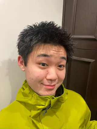 ショート メンズ 藤井 響のヘアスタイル