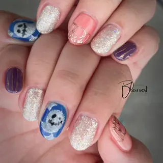 ネイル Nailsalon Bleu vertのネイルデザイン