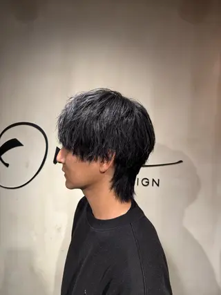 ミディアム メンズ 艶感/レイヤーカット 🌐Taketoのヘアスタイル